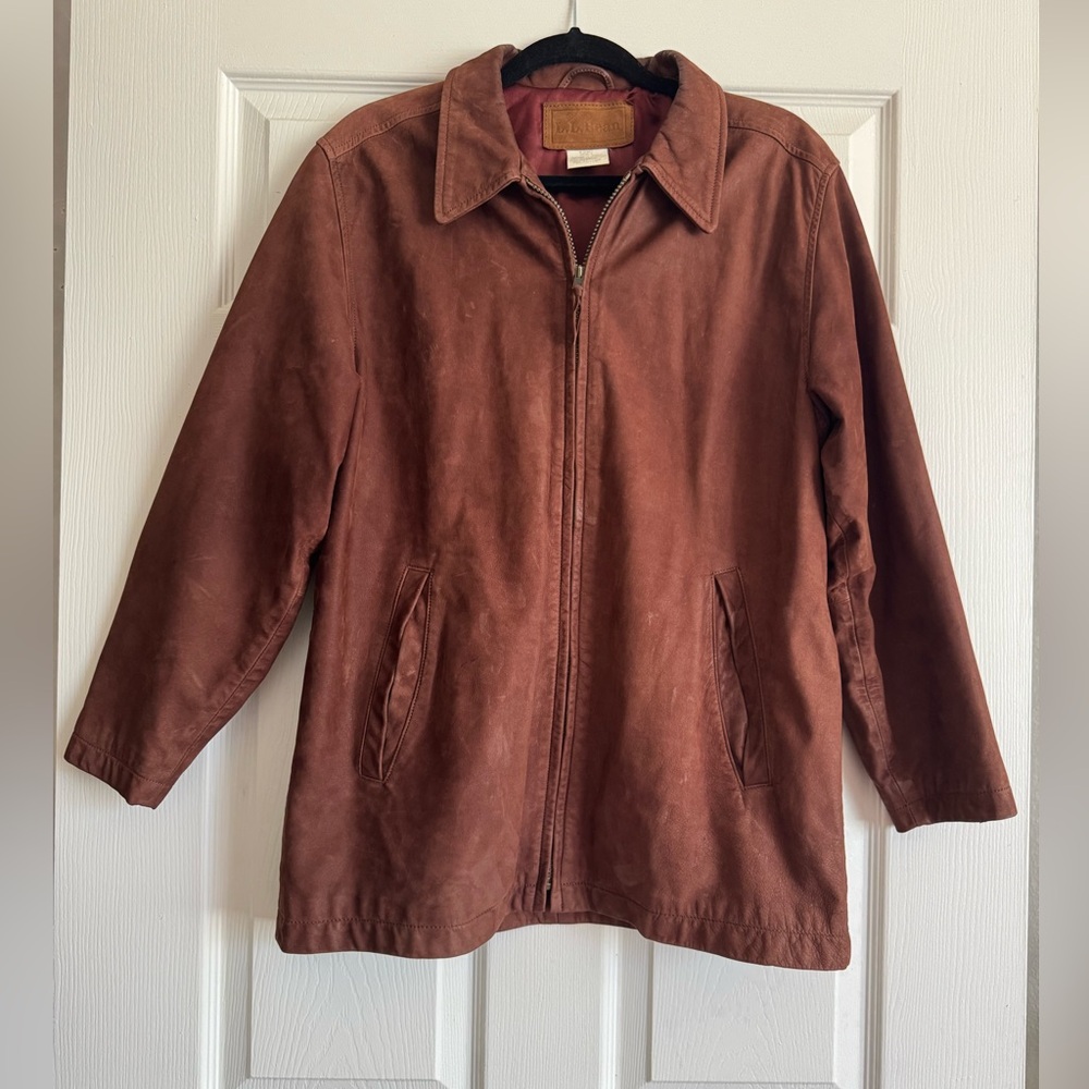 L.L. Bean Leather Jacket size medium